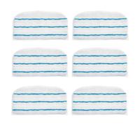 GIONAR Lot de 6 tampons lavables pour balai vapeur Beldray BEL01097, lingettes de rechange pour balai vapeur Black and Decker FSM1600 FSM1610 FSM1620, FSMP20-XJ