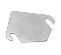 GIONAR Plaque de Bloc EGR pour Peugeot 1.4 HDI et 1.6 HDI, pour Citroën C3, C4, C5, Ford Fiesta, etc, Joint EGR, Joint Aveugle en Inox (Sans Trous)