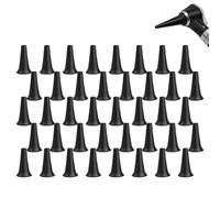 GIONAR Specula Otoscope Ear Specula Lot de 100 embouts jetables pour Welcelln, K.a.w.e, Ries-TER, H.e.i.n.e Otoscopes Noir 4,2 mm