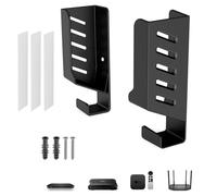 GIONAR Support mural universel, étagère de routeur, support mural pour routeur, box TV, commutateurs réseau, modems, ordinateur portable, livres, compatible avec TP-Link, Mi Box, Apple TV, Sky Q, et