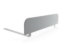 GIOPSQ Barrière de lit enfant - Protection anti-chute blanche et stable, sans perçage, barrière de sécurité en panneau stratifié, installation facile sous le matelas barre appui lit/B/90x20cm