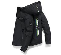 GIOPSQ Long deu_tz-FA_hr Printing Hoodie Cardigan Sle eve Hoodies Solid Color Zip Jacket for Men/Women Doudoune/A/XXL