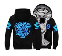 GIOPSQ Sweat à capuche imprimé Sc-a_nia 3D pour hommes plus pull à capuche rembourré en velours mode sport baseball uniforme cardigan zippé manteau veste Coupe-Vent/A/5XL