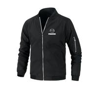 GIOPSQ Veste bomber légère Ma_ZDa pour hommes coupe-vent coupe ajustée manteau actif vêtements d'extérieur confortable/A/M