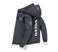 GIOPSQ Veste légère pour hommes Vo-l_vo Cardigan à capuche imprimé Style décontracté printemps automne cardigan vestes pour femmes moto/B/S