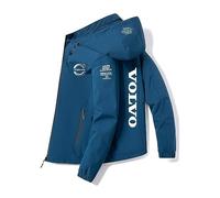 GIOPSQ Veste légère pour hommes Vo-l_vo Cardigan à capuche imprimé Style décontracté printemps automne cardigan vestes pour femmes moto/D/XXL