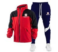 GIOPSQ Vestes imperméables pour hommes ensemble de survêtement Se-at costume de Jogging en plein air pull à capuche + pantalon ensemble d'alpinisme décontracté combinaison/b2/S