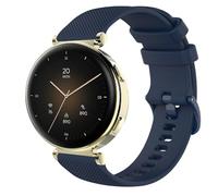 GIOPUEY 18mm Bracelet Compatible avec Hama Smartwatch 7000, Souple Silicone Sangle Bracelet [Résistant à l'usure] [Respirant] - Dark Blue