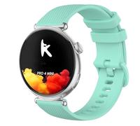 GIOPUEY 18mm Bracelet Compatible avec Knauermann Pro 4 Mini 41mm/Pro 3 Mini/Neo 2 Rund/Lady 3/Pro 2 FE, Souple Silicone Sangle Bracelet [Résistant à l'usure] [Respirant] - Green
