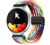 GIOPUEY 18mm Bracelet Magnétique Compatible avec Knauermann Pro 4 Mini 41mm/Pro 3 Mini/Neo 2 Rund/Lady 3/Pro 2 FE, Sangle tressée en Nylon Doux [Unisexe] - Colourful-B