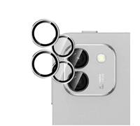 GIOPUEY 2 pièces Caméra Arrière Protecteur Compatible avec Honor MagicPad 3 13.3 2025, [Protection Complète][Double Protection] Metal + Verre Trempé, Verre Trempé Camera - Silver