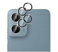 GIOPUEY 2 pièces Caméra Arrière Protecteur Compatible avec Motorola Moto G06, [Protection Complète][Double Protection] Metal + Verre Trempé, Verre Trempé Camera - Silver