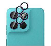 GIOPUEY 2 pièces Caméra Arrière Protecteur Compatible avec Motorola Moto G67, [Protection Complète][Double Protection] Metal + Verre Trempé, Verre Trempé Camera - Colorful