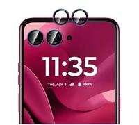 GIOPUEY 2 pièces Caméra Arrière Protecteur Compatible avec Motorola Razr 70 Plus, [Protection Complète][Double Protection] Metal + Verre Trempé, Verre Trempé Camera - Colorful