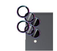 GIOPUEY 2 pièces Caméra Arrière Protecteur Compatible avec Samsung Galaxy Tab S11 Ultra 14.6 2025, [Protection Complète][Double Protection] Metal + Verre Trempé, Verre Trempé Camera - Colorful