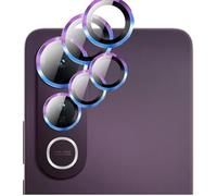 GIOPUEY 2 pièces Caméra Arrière Protecteur Compatible avec Vivo V50 Lite, [Protection Complète][Double Protection] Metal + Verre Trempé, Verre Trempé Camera - Colorful