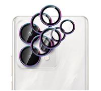 GIOPUEY 2 pièces Caméra Arrière Protecteur Compatible avec Xiaomi 17 Pro Max, [Protection Complète][Double Protection] Metal + Verre Trempé, Verre Trempé Camera - Colorful