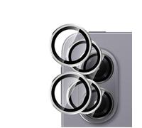 GIOPUEY 2 pièces Caméra Arrière Protecteur Compatible avec Xiaomi Poco Pad M1 12.1 2025, [Protection Complète][Double Protection] Metal + Verre Trempé, Verre Trempé Camera - Silver