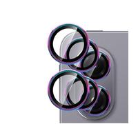 GIOPUEY 2 pièces Caméra Arrière Protecteur Compatible avec Xiaomi Poco Pad M1 12.1 2025, [Protection Complète][Double Protection] Metal + Verre Trempé, Verre Trempé Camera - Colorful