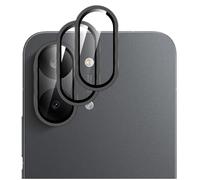 GIOPUEY 2 pièces Caméra Arrière Protecteur Compatible avec Xiaomi Poco X8 Pro Max, [Protection Complète][Double Protection] Metal + Verre Trempé, Verre Trempé Camera - Black