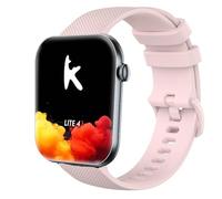 GIOPUEY 20mm Bracelet Compatible avec Knauermann Lite 4/Knauermann Neo 2 Band, Souple Silicone Sangle Bracelet [Résistant à l'usure] [Respirant] - Pink