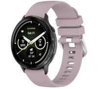 GIOPUEY 22mm 18mm Bracelet Compatible avec Garmin Venu 4 41mm 45mm, Souple Silicone Sangle Bracelet [Résistant à l'usure] [Respirant] - Purple