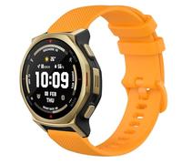 GIOPUEY 22mm 20mm Bracelet Compatible avec Amazfit T-Rex 3 Pro 48mm/T-Rex 3 Pro 44mm, Souple Silicone Sangle Bracelet [Résistant à l'usure] [Respirant] - Yellow