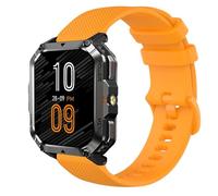 GIOPUEY 22mm Bracelet Compatible avec Blackview W60/W70 Pro/W80 Pro, Souple Silicone Sangle Bracelet [Résistant à l'usure] [Respirant] - Yellow