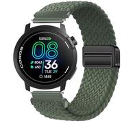 GIOPUEY 22mm Bracelet Compatible avec COROS Pace Pro/Pace 3/APEX Pro/2 Pro/46MM, Sangle tressée en Nylon Doux [Unisexe] - Green