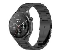 GIOPUEY 22mm Bracelet Compatible avec Hama Smartwatch 9000/7010/6910/5000, Acier Inoxydable Sangle Bracelet [Résistant à l'usure] - Black