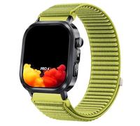 GIOPUEY 22mm Bracelet Compatible avec Knauermann Pro 4 ECKI/Pro3 ECKIG/Pro4 Ultra, Nylon Réglable Boucle Nylon Respirant Sport Loop Bracelet Extérieur Strap Band - Green