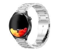 GIOPUEY 22mm Bracelet Compatible avec Knauermann Pro4 RUND/Pro3 RUND/Pro3FE/Plus, Acier Inoxydable Sangle Bracelet [Résistant à l'usure] - Silver