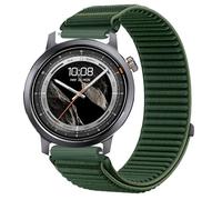 GIOPUEY 22mm Bracelet Compatible avec Kospet Orb, Nylon Réglable Boucle Nylon Respirant Sport Loop Bracelet Extérieur Strap Band - DarkGreen