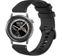 GIOPUEY 22mm Bracelet Compatible avec Kospet Orb, Souple Silicone Sangle Bracelet [Résistant à l'usure] [Respirant] - Black