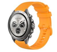GIOPUEY 22mm Bracelet Compatible avec Mibro Watch GS Active/Active2/GS Pro/Pro 2/Lite 3 Pro/GT, Souple Silicone Sangle Bracelet [Résistant à l'usure] [Respirant] - Yellow