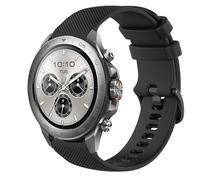 GIOPUEY 22mm Bracelet Compatible avec Mibro Watch GS Active/Active2/GS Pro/Pro 2/Lite 3 Pro/GT, Souple Silicone Sangle Bracelet [Résistant à l'usure] [Respirant] - Black