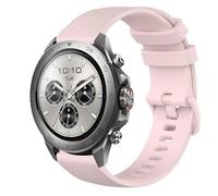 GIOPUEY 22mm Bracelet Compatible avec Mibro Watch GS Explorer/Explorer S, Souple Silicone Sangle Bracelet [Résistant à l'usure] [Respirant] - Pink