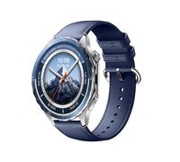 GIOPUEY 22mm Bracelet Compatible avec OnePlus Watch 3/2/2R/OPPO Watch X/X2/Sport, Cuir véritable Sangle Montre Bracelet [Résistant à l'usure] [Respirant] - Navy Blue