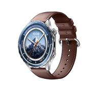 GIOPUEY 22mm Bracelet Compatible avec OnePlus Watch 3/2/2R/OPPO Watch X/X2/Sport, Cuir véritable Sangle Montre Bracelet [Résistant à l'usure] [Respirant] - Brown