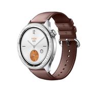 GIOPUEY 22mm Bracelet Compatible avec Xiaomi Watch S4/S3/S2/S1 Active/Watch 2/2 Pro, Cuir véritable Sangle Montre Bracelet [Résistant à l'usure] [Respirant] - Brown