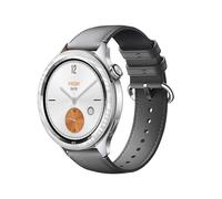 GIOPUEY 22mm Bracelet Compatible avec Xiaomi Watch S4/S3/S2/S1 Active/Watch 2/2 Pro, Cuir véritable Sangle Montre Bracelet [Résistant à l'usure] [Respirant] - Grey