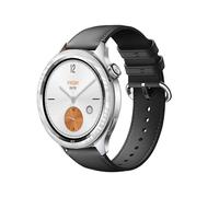 GIOPUEY 22mm Bracelet Compatible avec Xiaomi Watch S4/S3/S2/S1 Active/Watch 2/2 Pro, Cuir véritable Sangle Montre Bracelet [Résistant à l'usure] [Respirant] - Black