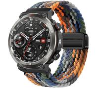 GIOPUEY 22mm Bracelet Magnétique Compatible avec Blackview W50 Pro/W90 Pro, Sangle tressée en Nylon Doux [Unisexe] - Colourful