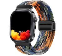 GIOPUEY 22mm Bracelet Magnétique Compatible avec Knauermann Pro 4 ECKI/Pro3 ECKIG/Pro4 Ultra, Sangle tressée en Nylon Doux [Unisexe] - Colourful