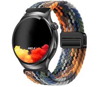 GIOPUEY 22mm Bracelet Magnétique Compatible avec Knauermann Pro4 RUND/Pro3 RUND/Pro3FE/Plus, Sangle tressée en Nylon Doux [Unisexe] - Colourful
