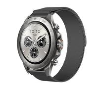 GIOPUEY 22mm Bracelet Magnétique Compatible avec Mibro Watch GS Active/Active2/GS Pro/Pro 2/Lite 3 Pro/GT, Bracelet en Acier Inoxydable tressé [magnétique] - Black