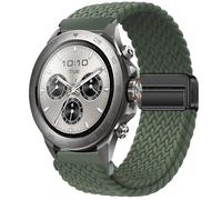 GIOPUEY 22mm Bracelet Magnétique Compatible avec Mibro Watch GS Active/Active2/GS Pro/Pro 2/Lite 3 Pro/GT, Sangle tressée en Nylon Doux [Unisexe] - Green