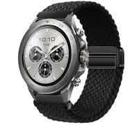 GIOPUEY 22mm Bracelet Magnétique Compatible avec Mibro Watch GS Explorer/Explorer S, Sangle tressée en Nylon Doux [Unisexe] - Black