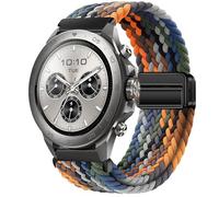 GIOPUEY 22mm Bracelet Magnétique Compatible avec Mibro Watch GS Explorer/Explorer S, Sangle tressée en Nylon Doux [Unisexe] - Colourful