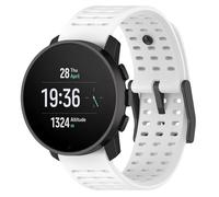 GIOPUEY 22mm Correas Compatible Con SUUNTO Vertical 2/Vertical/Race 2/Race/Race-S, Suave silicona La Correa [Resistente al Desgaste] [Transpirable] Pulsera - White